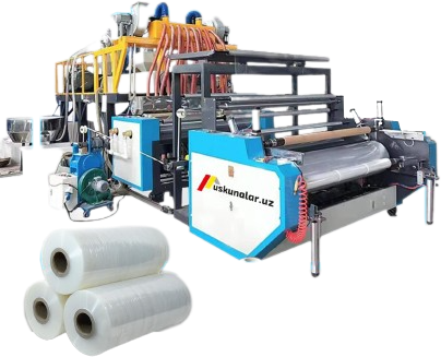 Bir qatlamli plyonka (streych) ishlab chiqarish uskunasi