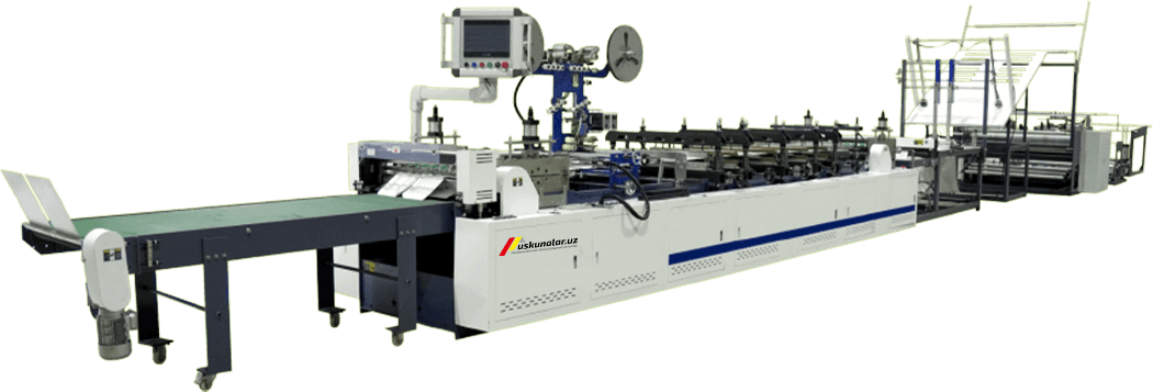 Avtomatik konvert shaklidagi paket ishlab chiqarish uskunasi US-XYXFD-800