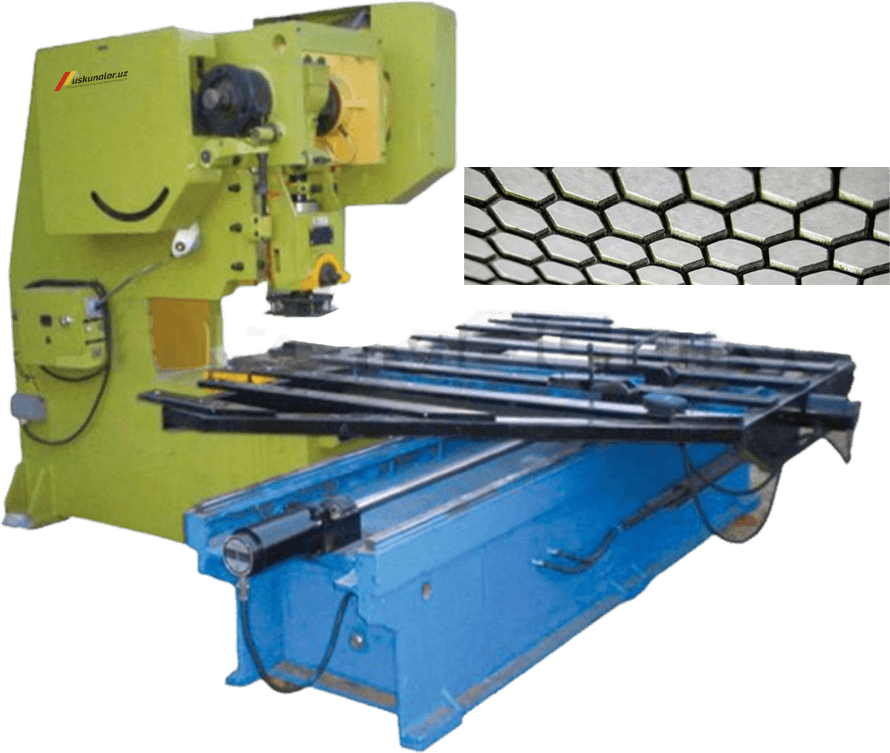 Teshik metal setka ishlab chiqarish uskunasi US-J21S-16