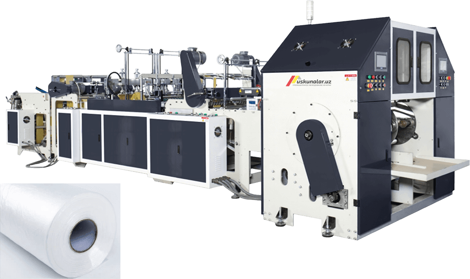 Polietilen rulonli paket ishlab chiqarish uskunasi US-JDAP-400*2