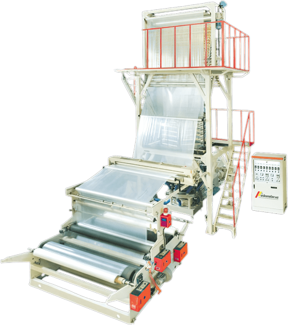 Polietilen rulonli plyonka ishlab chiqaruvchi ekstruder US-SJ-75