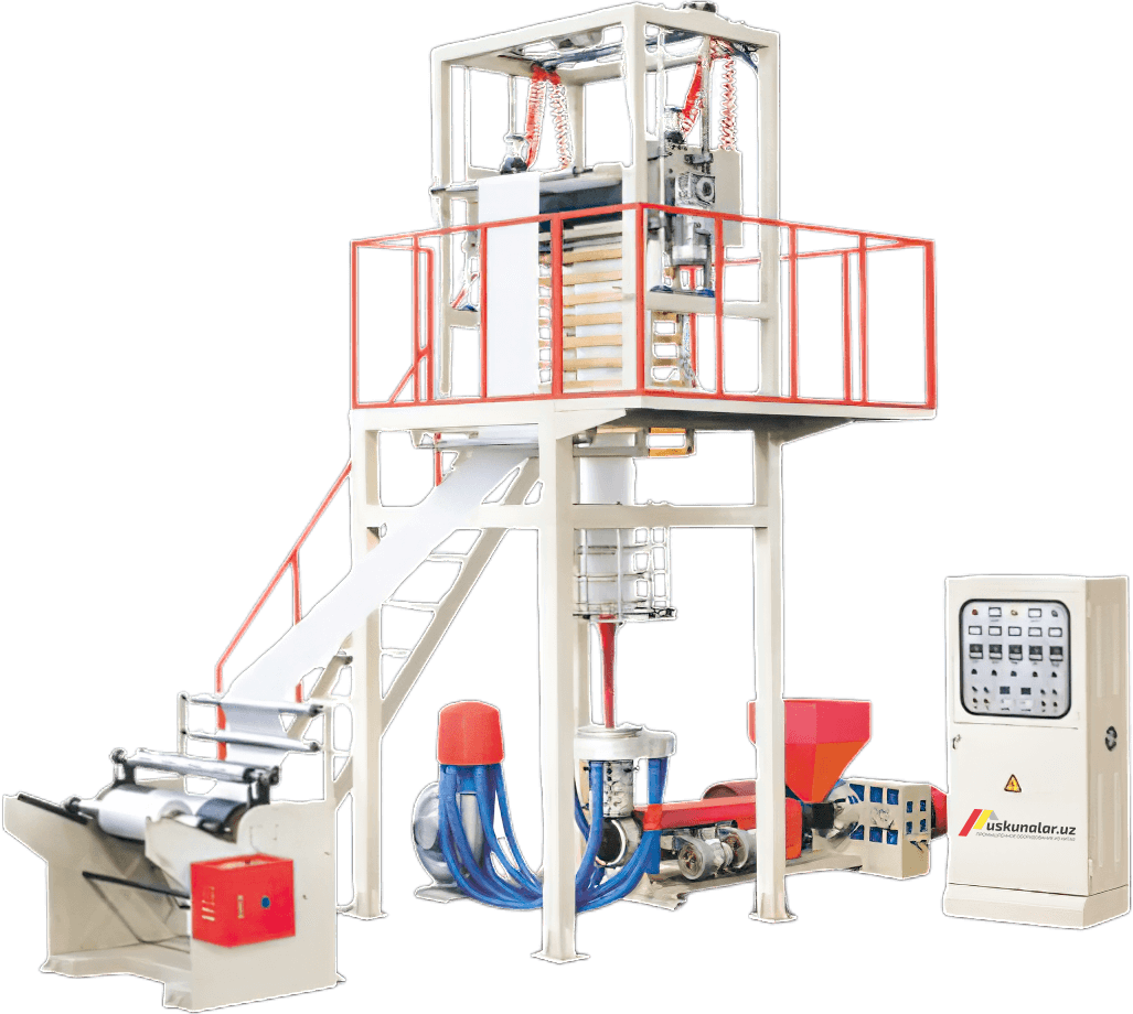 Polietilen rulonli plyonka ishlab chiqaruvchi ekstruder US-SJ-A50-700