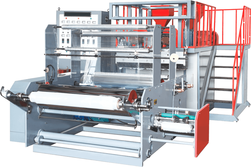 Bir va ikki qavatli polietilen rulonli plyonka ishlab chiqarish uchun ekstruder US-HC-1250