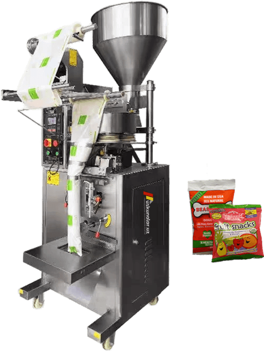 qadoqlash, vertikal qadoqlash, semechka qadoqlash, semechka paketlash, qadoqlash uskunalari, semechka qadoqlash uskunasi, pista qadoqlash uskunasi, pista qadoqlash, soda qadoqlash, granula qadoqlash, kukun qadoqlash