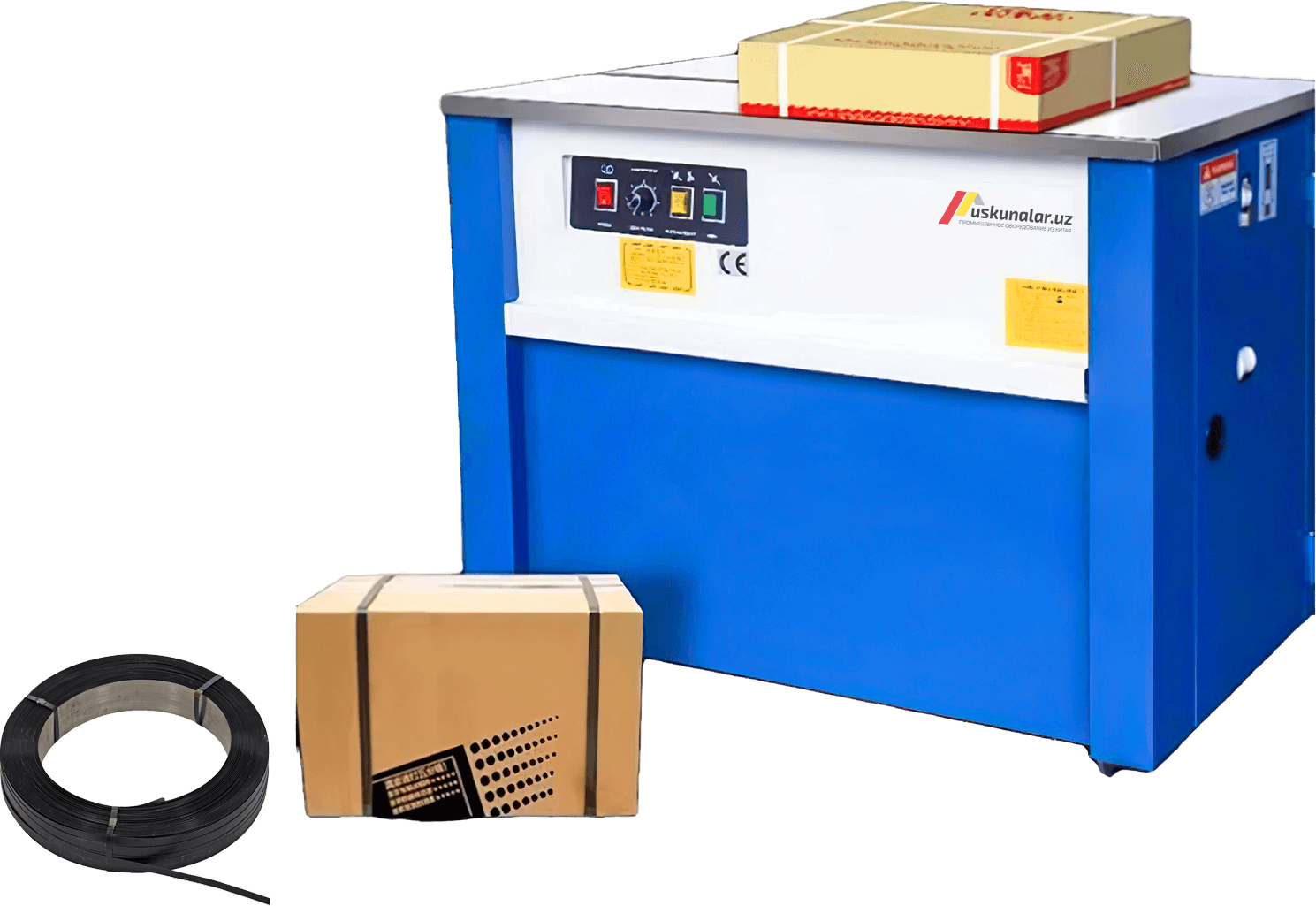 termoqadoqlash, muhrlash va kesish, POF, konveyer, sirkulyatsion termoqadoqlash, qutili choy qadoqlash, qutili kofe qadoqlash, gazli ichimlik qadoqlash, baklashka bloklash, shishani bloklash uskunasi, plyonka o'rash uskunasi, bloklash uskunasi