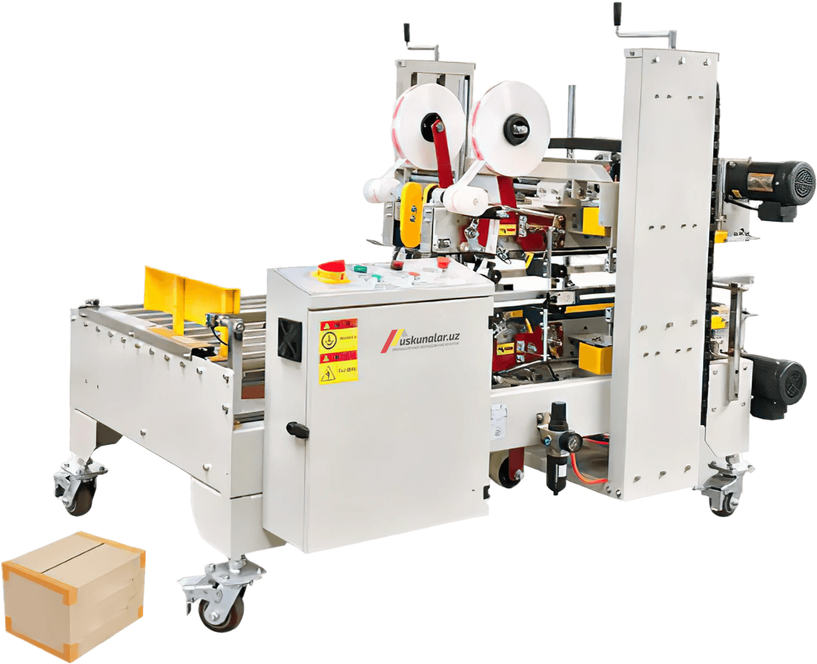 skoch yopishtirish, karton qadoqlash, kartonni skochlash, karton qadoqlash uskunasi, skoch yopishtirish uskunasi, skotch yopishtirish, karton skotchlash uskunasi