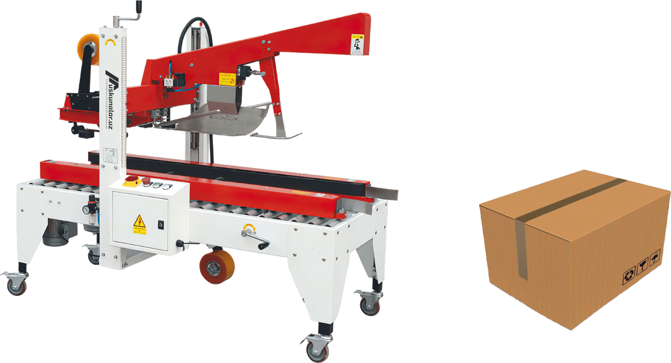 karton skotchlash uskunasi, karton yopish uskunasi, skotchlash uskunasi, kartonlash uskunasi, karton shakllantirish uskunasi, karton yig'ish uskunasi, karton quti yasash, karton quti shakllantirish uskunasi