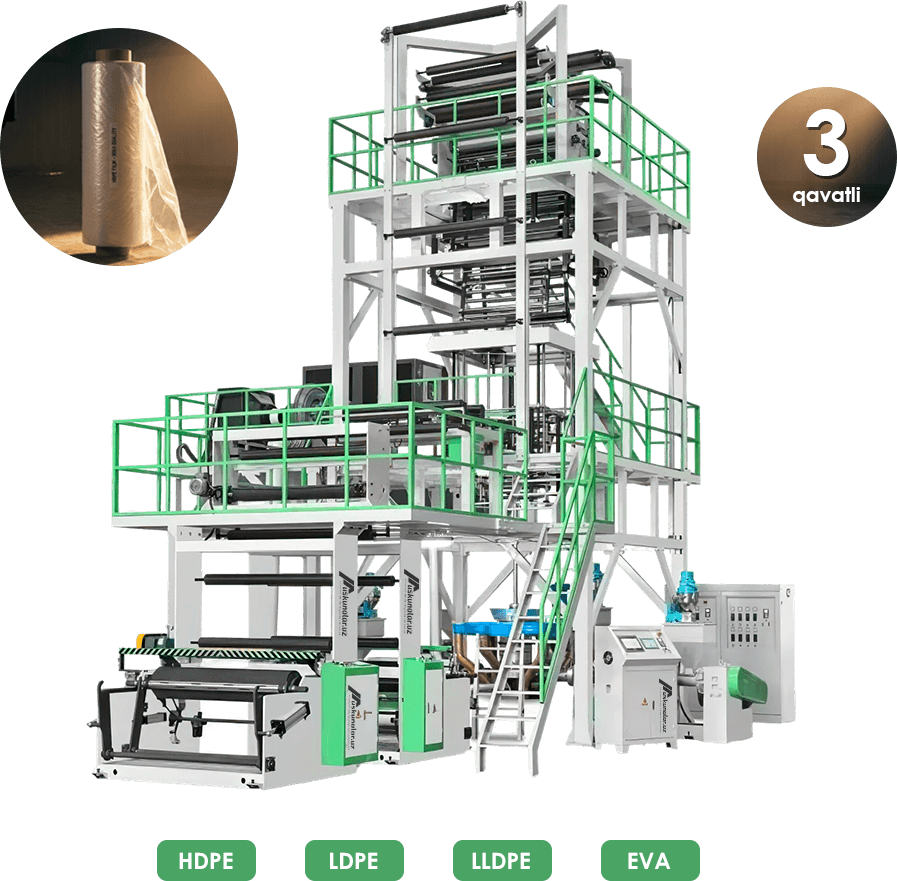 paket ishlab chiqarish, polietilen paket ishlab chiqarish, rulon paket ishlab chiqarish, selofan ishlab chiqarish, hdpe, ldpe, lldpe, paket ishlab chiqarish uskunasi, plyonka ishlab chiqarish uskunasi