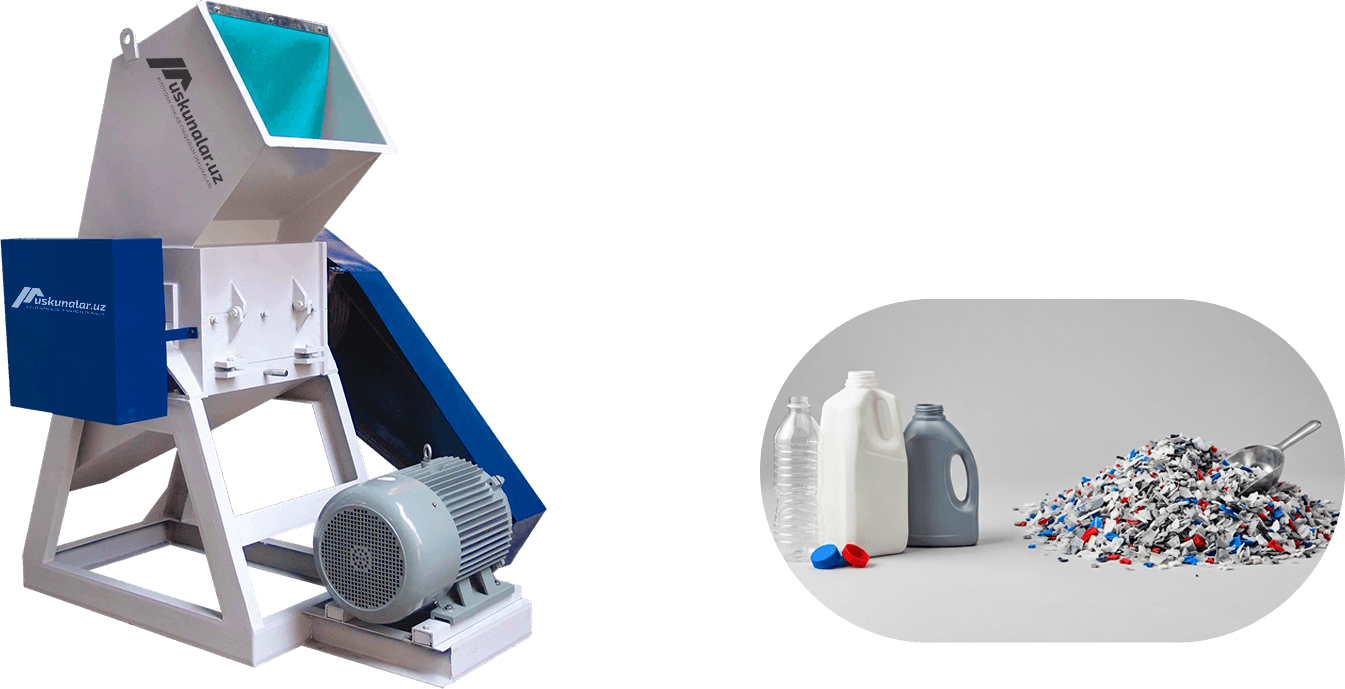 plastik drobilka, drabilka, plastik chiqindi maydalash, plastik maydalash uskunasi, plastik otxod uchun drobilka, plastiklar uchun drobilka